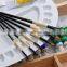 (New) 523 Fine Watercolor Nylon Artist Brush Set 6-pcs