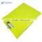 Custom plastic document folder with clip file folder A3/A4 size PVC folder