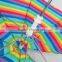 high quality rainbow straight kids umbrella