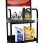 Supermarket gallon bottled water essential oil display rack