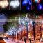 Chiese tree led shower light outdoor tube led christmas decoration light , rgb led tube