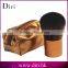 Fashional aluminium handle flat nylon kabuki makeup brush