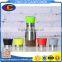 Glass Spice Jar Pepper Grinder/pepper Mill With Colorful Top Metal Coat