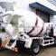 Made in china small right hand drive 3m3 concrete mixer truck