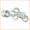China professional manufacturing galvanized hex nuts with lock washers