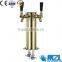 Hot selling brass draft beer faucet,beer tap tower with two ways