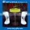 Pe plastic glow furniture outdoor led modern furniture table garden set
