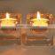 quadrate glass candle holder square glass candle cup thick glass candle holder