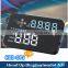 3.5'' GPS Universal Car HUD Head Up Display Car Alarm System Speed Warning With Campass