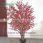 SJZJN 307 Mini Fake Pink Peach Tree for Home Decoration /Mini Bonsai Pink Peach Tree