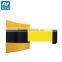 5m plastic wall mounted belt barrier for factory ,crowd control barrier