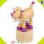 wholesale new fashion kids wooden animal toy game W06D081