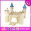 2016 New fashion children wooden dollhouse kits for sale W06A082
