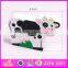 Kid's intelligence Wooden pull along train toy with animal blocks W05C019