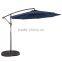 Outdoor Navy Blue 10ft Metal Banana Umbrella with Crank
