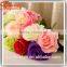 Factory Price Wholsale China Artificial Flower Decor Wedding Artificial Chinese Rose Flower Fake Decoration Flower
