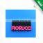 direct factory adhesive back heat transfer rubber patch with printing logo for hats