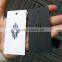2016 Hot sale high quality black cardboard paper Hang Tags Swing tags for jeans