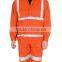 EN11612 100%cotton flame retardant workwear T/C 65/35 antistatic garment,waterproof oil repellent uniform