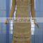 latest machine crocheted ladies sleeveless long evening dress