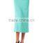 Hot Sales Women's High Stretch High Waisted Rayon Span Mid-Calf Maxi Skirt