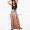Drapey hippie boho style casual women's maxi skirt with pockets
