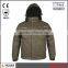 OEM fashion winter wear parka jacket men with waterproof EN343