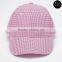 Stocked monogram gingham hat