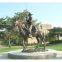International jumping horse bronze sculpture, brass horse statues, knight bronze figurines