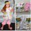 conice remake summer cotton wholesale children boutique outfit