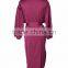  femme spandex satin chiffon bath robe