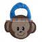 brown deer cotton infant bibs