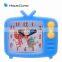 Top Sale Custom Cute TV Shape KIds Alarm Clock