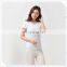 Ladies' short sleeves crew neck fitted base T-shirt Spring Summer