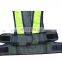 LED Light reflective safety mesh vest with lightweight elastic