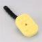 Plastic wheel car wash brush with TPR handle car clean tire brush