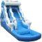 HI 0.55/0.65mm PVC tarpaulin giant inflatable floating water slide, pool water slide