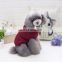 Three-color wool and two-legged cotton coat dog clothes