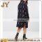 Multifunctional Fat Girl Causal Dress Printed Shirt Dress Clothes Women Dress