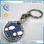 Metal trolley keychain coin for supermarket trolley