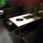 Marble barbecue table and chair furniture can be grilled
