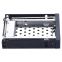 Aluminum 2.5in dual bay Tray-less SATA Hot swap mobile rack for 2.5in Internal SSD/HDD enclosure
