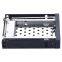 Aluminum 2.5in Dual Bay Tray-less SATA Hot Swap Mobile Rack for 2.5in Internal SSD/HDD Enclosure