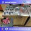 Big Capacity Multifunctional 2 pan durable fry ice cream machine Rollled Ice Cream Machine With Real Secop Compressor