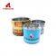 Factory wholesale round tin cans for glue can with screw top paint packaging