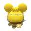 New Cute Women Bag Mickey Mouse Big Ear Bow Coin Bags Silicone Wallets