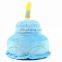 New interactive squeak pet birthday party plush dog cake toy