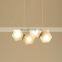 Living Room Modern Glass Ball Chandelier Pendant Lamp