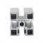 High quality 6063 Aluminum led profile Channel extrusion for led display silver adonized led profiles with diffuser
