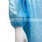 Reusable waterproof medical use level 4 isolation gowns machine suit with Elastic wrist with knit cuff